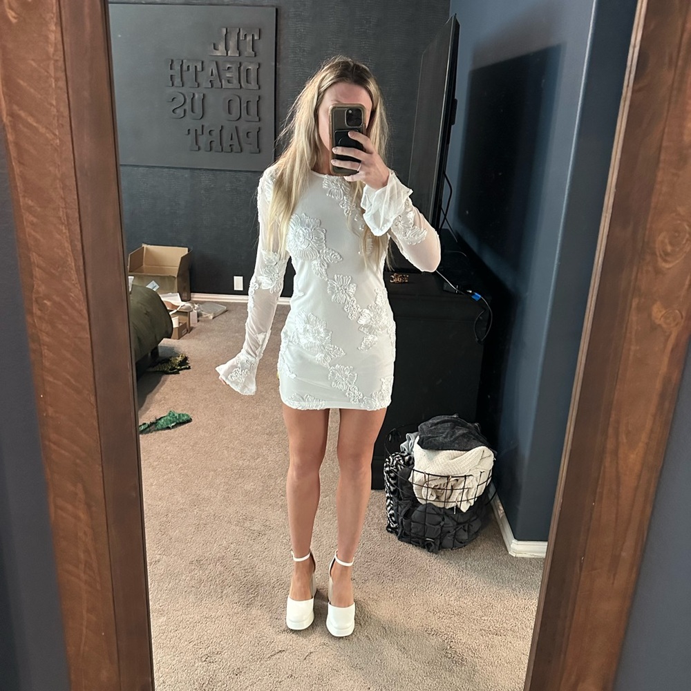 WHITE DRESS - perfect for all things bride / bridal / bach related